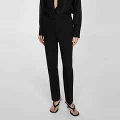MANGO - Pantalón Recto Traje Mujer