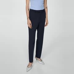 MANGO - Pantalón Recto Traje Mujer