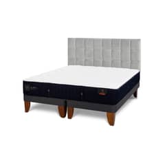 CIC - Cama Europea Premium 2 Plazas + Respaldo