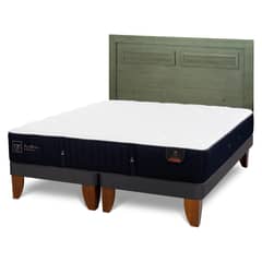 CIC - Cama Europea Premium 2 Plazas + Respaldo