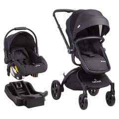 BEBESIT - Coche Travel Deluxe 360 Black Premi