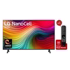 LG - Televisor NanoCell 43 Pulgadas Smart TV 4K UHD 43NANO80TSA + Magic Remote