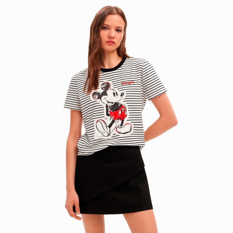Polera mickey mouse mujer discount