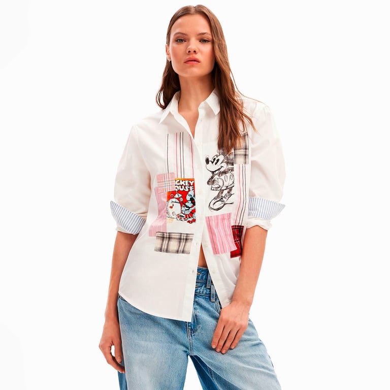 Camisa mickey mouse mujer best sale