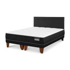 BELSOGNO - Cama Europea Plus 2 Plazas + Respaldo