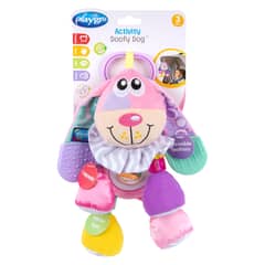 PLAYGRO - Colgante De Actividad Doofy Dog Rosado