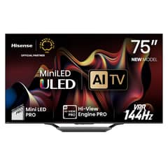 HISENSE - Mini LED Smart TV 75" U7N 4K Ultra HD Google TV 144 Hz