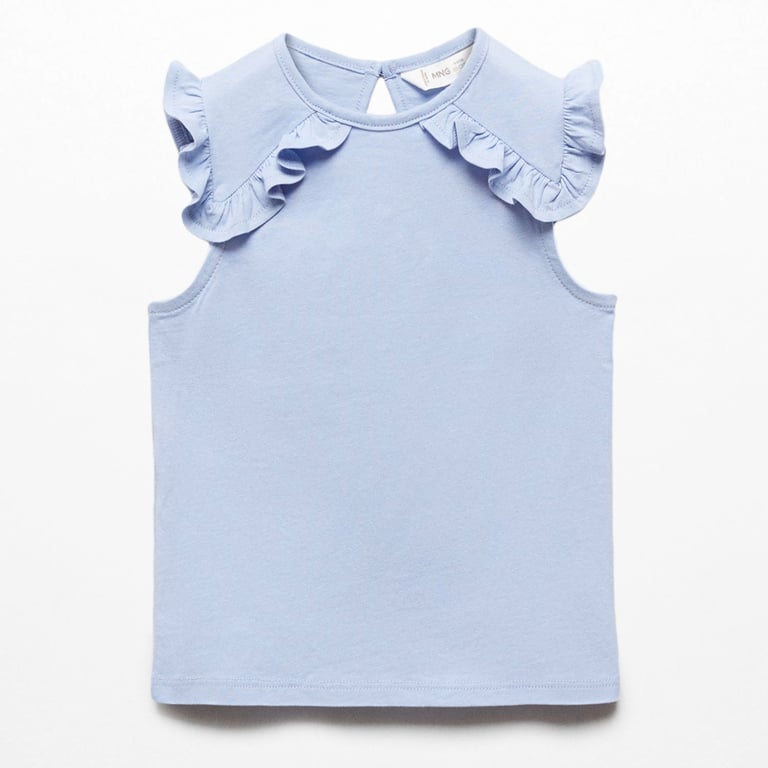 BABIDU Maglietta Unisex In Cotone 100% Con Colletto Volante E Maniche Corte – Morbida, Traspirante E Prodotta In Spagna, Perfetta Per Estate - 4