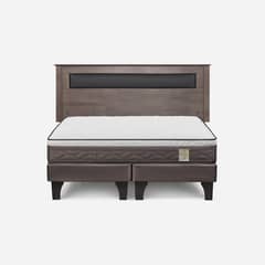 ROSEN - Cama Europea New Style 4 P 2 Plazas + Respaldo
