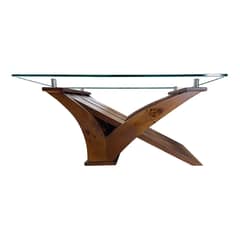 LIVING FACTORY - Mesa Centro Gabanna Vidrio/Madera Living_Factory