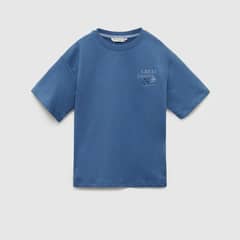 MANGO KIDS - Polera Estampada Algodón Niño