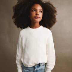 MANGO KIDS - Sweater Punto Canalé Niña