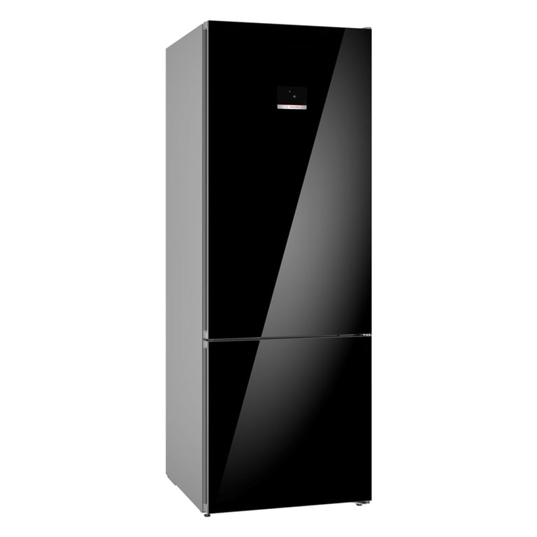 Refrigerador Bosch Bottom Freezer KGN56LBE0N Black Glass 505 Lt