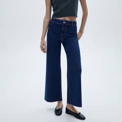 MANGO - Jeans Culotte Catherin Tiro Alto Mujer