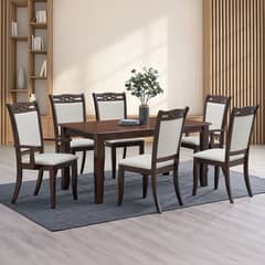 MICA - Juego De Comedor Margot 4 Sillas + 2 Sitiales