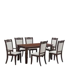 MICA - Juego De Comedor Margot 4 Sillas + 2 Sitiales