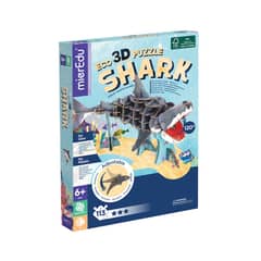 MIEREDU - Puzzle Eco 3D Tiburón Blanco