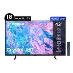 SAMSUNG - LED 4K UHD 43" CU7090 Smart TV 2024