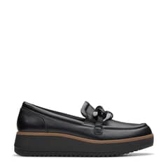 CLARKS - Zapato Casual Mujer Cuero Negro