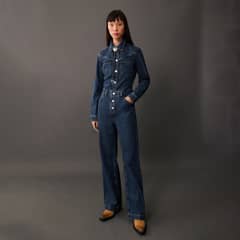 MANGO - Enterito Vaquero Largo Mujer