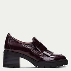 HISPANITAS - Zapato Casual Mujer Cuero Rojo
