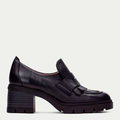 HISPANITAS - Zapato Casual Mujer Cuero Negro