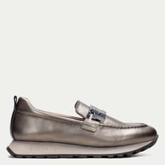 HISPANITAS - Zapato Casual Mujer Cuero Gris