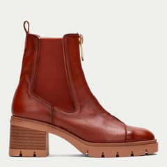 HISPANITAS - Botín Mujer Cuero Café