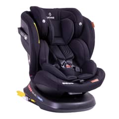 BEBESIT - Silla de Auto Convertible con Isofix Supra Premium 360° Negro