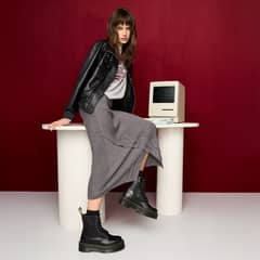 DR MARTENS - Jadon Polished Smooth Botín Mujer Cuero Negro