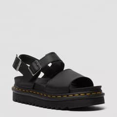 DR MARTENS - Voss Hydro Sandalia Mujer Cuero Negro