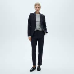 MANGO - Pantalón Recto Traje Mujer