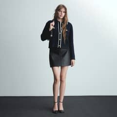 MANGO - Chaqueta Tweed Botones Mujer