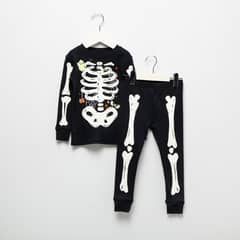 CARTER'S - Pijama 2 Piezas Algodón Halloween Esqueleto Bebé Unisex