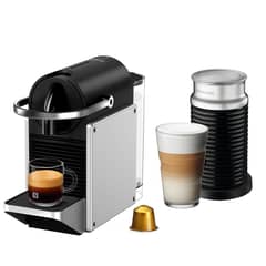 NESPRESSO - Cafetera Pixie2 Silver Con Espumador