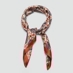 MANGO - Pañuelo Estampado Paisley Mujer