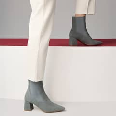 GEOX - Botín Mujer Cuero Verde