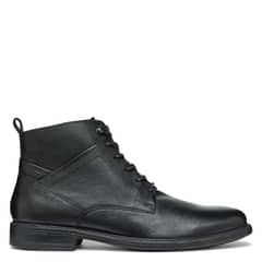 GEOX - Botas Hombre Cuero Negro