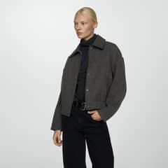 MANGO - Chaqueta Punto Bolsillos Mujer