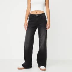 ONLY - Jeans Wide Leg Tiro Bajo Mujer