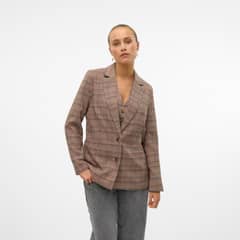 VERO MODA - Blazer Cuadros Mujer
