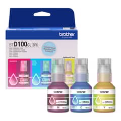 BROTHER - Pack 3 Botellas Tintas BTD100CL3PK