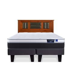 FLEX - Cama Europea Nexus 2 Plazas Bd + Respaldo Lorraine