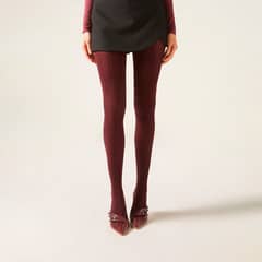 CALZEDONIA - Panty Con Cashmere Con Trenzado Mujer