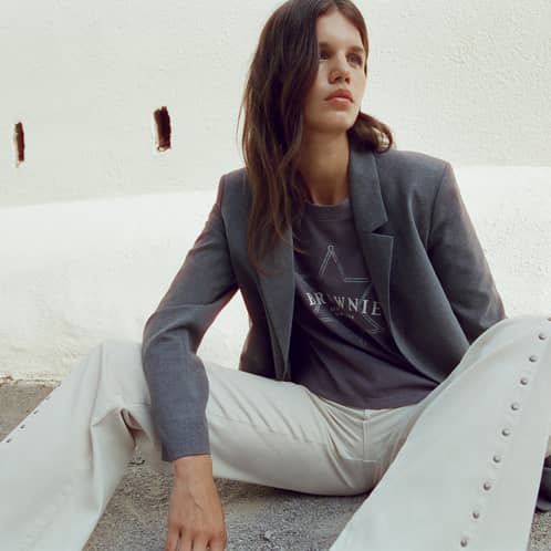 BROWNIE - Chaqueta Recta Sastre Mujer