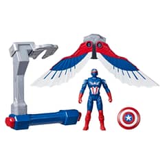 MARVEL - Figura De Acción Epic Hero Series Brave New World Vuelo Controlado Capitán América