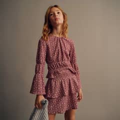 MANGO KIDS - Falda Estampada Volantes Niña