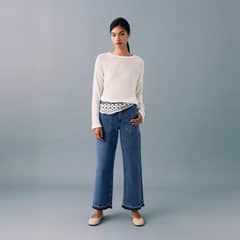 MANGO TEEN - Jeans Culotte Bolsillos Mujer