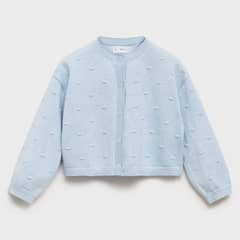 MANGO KIDS - Cárdigan Punto Bordado Algodón Bebé Niña