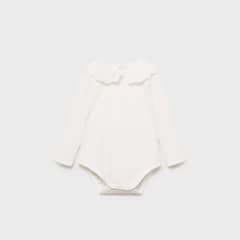 MANGO KIDS - Body Cuello Babydoll Bordado Bebé Niña